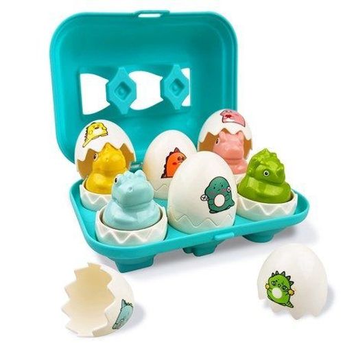 ?ufs De Dragon À Cacher Et À Couiner De Pâques : Jouets D'apprentissage Montessori Pour Trier Et Assortir Les Tout-Petits