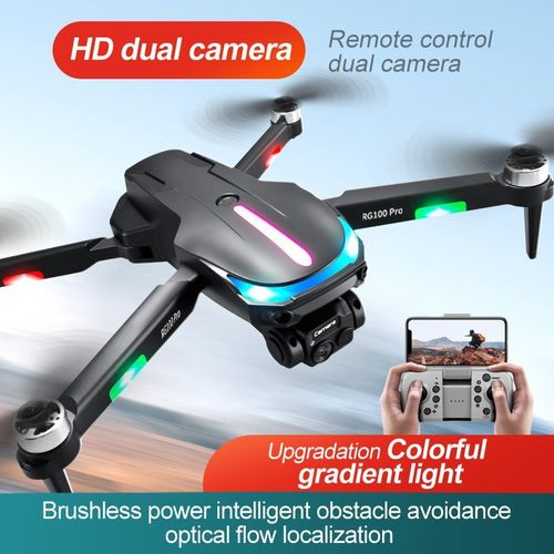 Mini Drone À Double Caméra 4k - Jouet Noir-Générique