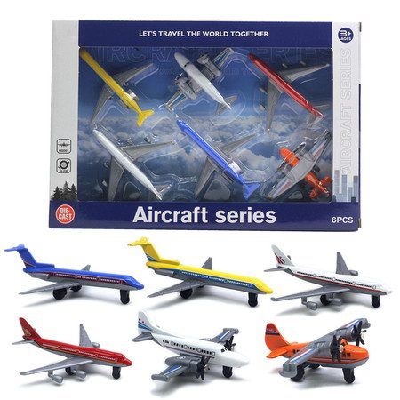 Ensemble De Jouets De Modèle D'avion De 6 Pièces Pour Enfants-Générique