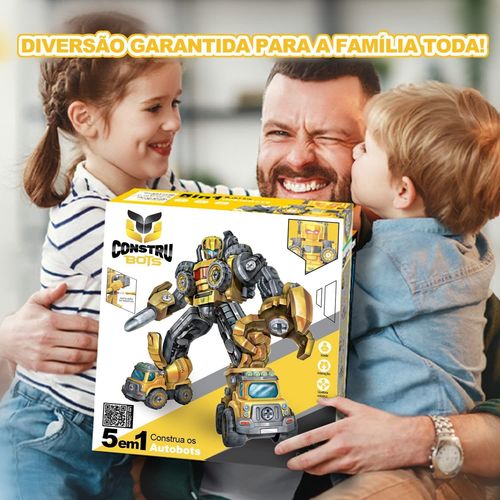 Transformez Votre Jouet En Robot : Assemblez Et Démontez 5 Véhicules !