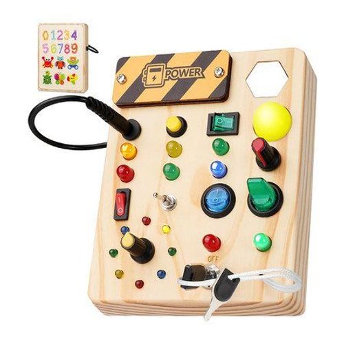 Montessori Busy Board Pour Les Tout-Petits De 3 À 7 Ans : Activités Engageantes Pour Apprendre Et Jouer