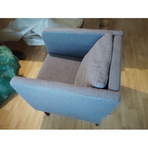 Fauteuil Bois Tissu Une Place.