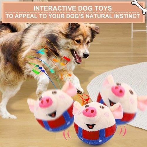 Jouets Interactifs Pour Chiens Qui Couinent Et Sautent Avec Modes Musicaux