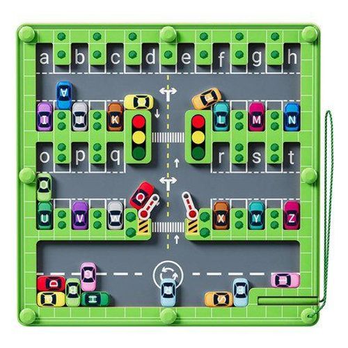 Puzzle Labyrinthe Magnétique De L'alphabet - Jouets En Bois Montessori Pour Tout-Petits