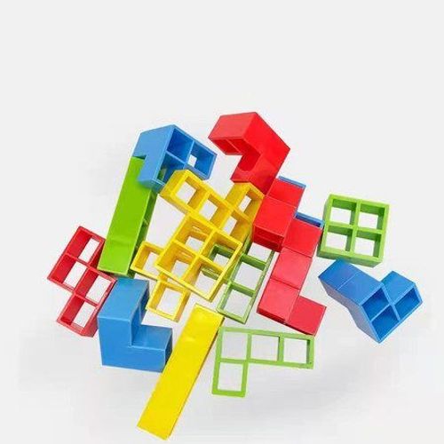 Jeu De Blocs Empilables Tetra Tower - Puzzle Board Équilibré Pour Des Défis De Construction Amusants