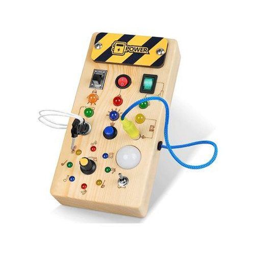Planche D'activités Montessori En Bois Pour Tout-Petits - Jouet D'activité Engageant Pour Bébé