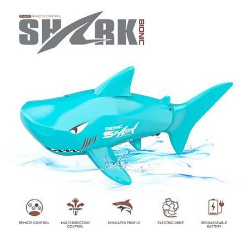 Bateau requin télécommandé 2,4 G 2022 - Parfait pour les piscines et les salles de bain