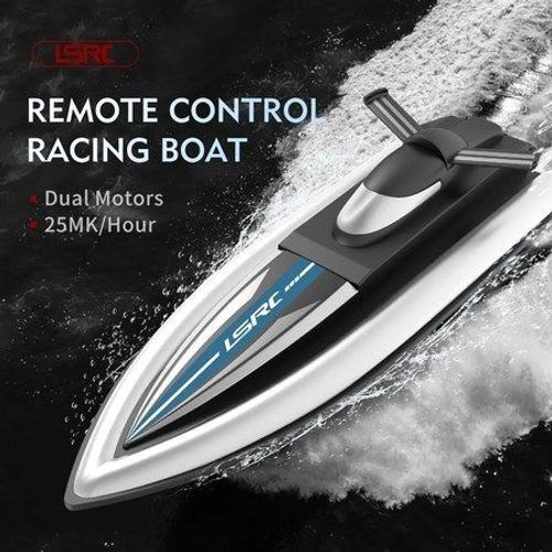 Bateau À Moteur Télécommandé 2,4 G Pour Les 14 Ans Et Plus, Noir