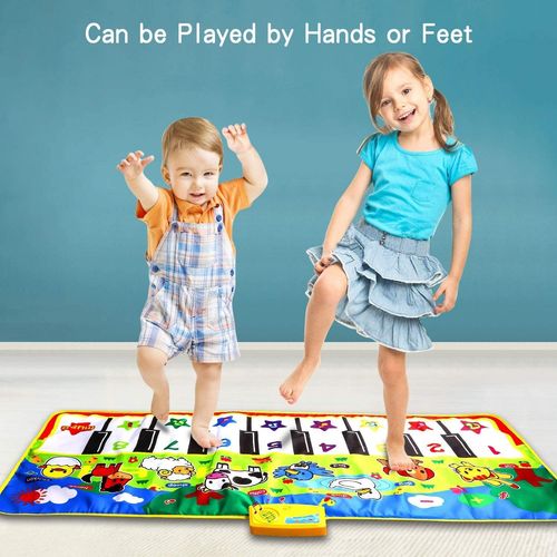 Tapis De Jeu Musical Pour Piano Pour Enfants - Tapis De Danse Avec 8 Sons D'animaux