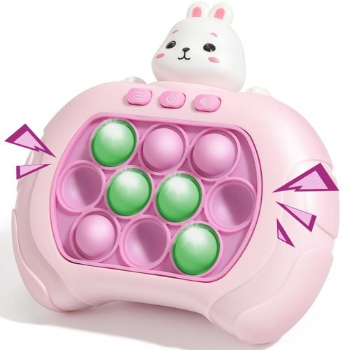 Jeu Pop It Fidget Pour Enfants À Partir De 3 Ans, Jouet Portable À Poussée Rapide