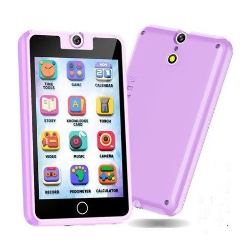 Jouet De Téléphone Intelligent Violet Pour Enfants Pour Garçons Et Filles De 3 À 8 Ans