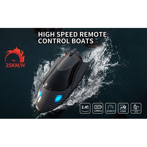 Bateau Télécommandé Avec Éclairage Led