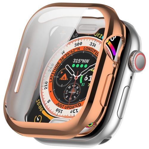Boîtier Tpu Plaqué Or Rose Pour Apple Watch Series 10 46 Mm - Tout Inclus