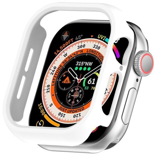 Boîtier Creux En Pc Demi-Pack Pour Apple Watch Series 10 46 Mm (Blanc)