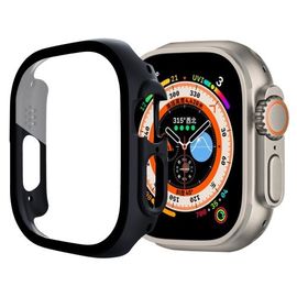 Coque En Verre Trempé Pour Apple Watch Ultra 49 Mm / Ultra 2 49 Mm (Noir)