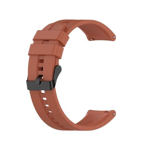 Bracelet En Silicone Noir Pour Huawei Watch Gt 2 Pro (Orange) Avec Boucle En Acier