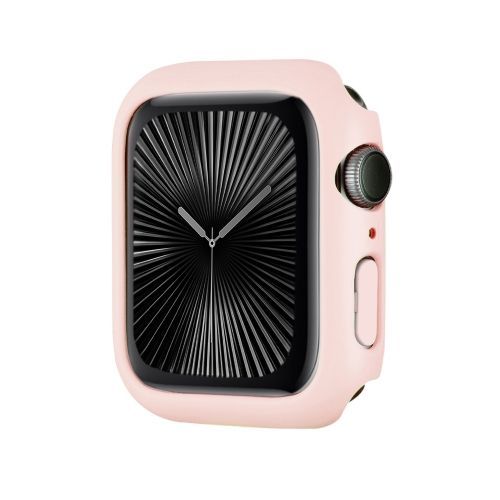 Boîtier Demi-Couverture En Pc Pour Apple Watch Series 10 46 Mm - Spray Glazing (Rose)