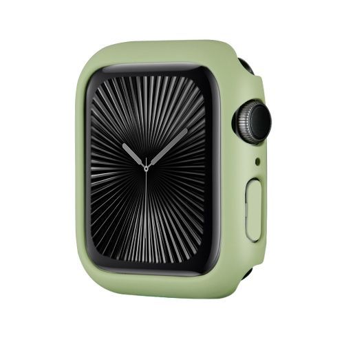 Boîtier Demi-Couverture En Pc Spray Glazing Pour Apple Watch Series 10 46 Mm (Vert Menthe)