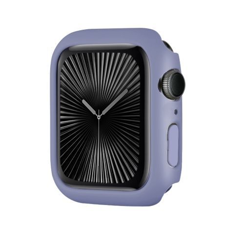 Boîtier Demi-Couverture En Pc Pour Apple Watch Series 10 46 Mm - Spray Glazing (Bleu Mer Glacée)