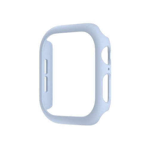 Boîtier Creux En Polycarbonate Pour Apple Watch Series 10 46 Mm Avec Vitrage Par Pulvérisation (Bleu Glacier)