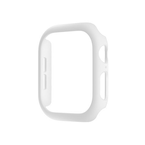 Boîtier Creux En Polycarbonate Pour Apple Watch Series 10 46 Mm Avec Vitrage Par Pulvérisation (Blanc)