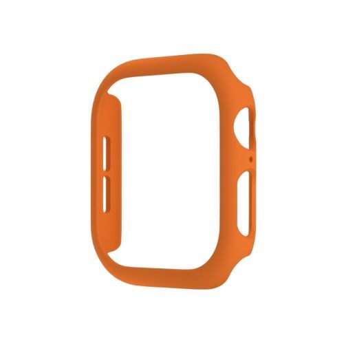 Boîtier Creux En Polycarbonate Pour Apple Watch Series 10 46 Mm Avec Vitrage Par Pulvérisation (Orange)