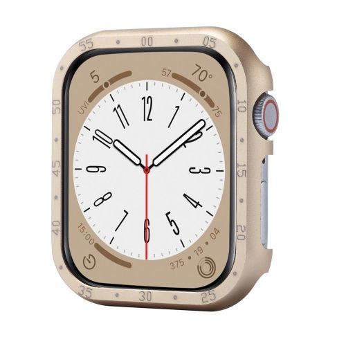 Boîtier En Aluminium Or Pour Apple Watch Series 6/5/4/Se 44 Mm