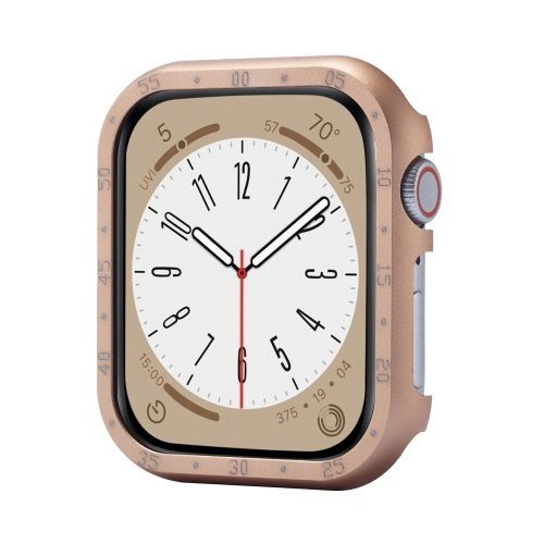 Boîtier En Aluminium Or Rose Pour Apple Watch Series 6/5/4/Se 44 Mm