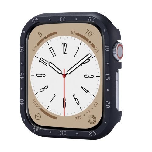 Boîtier En Aluminium Noir Pour Apple Watch Series 6/5/4/Se 44 Mm