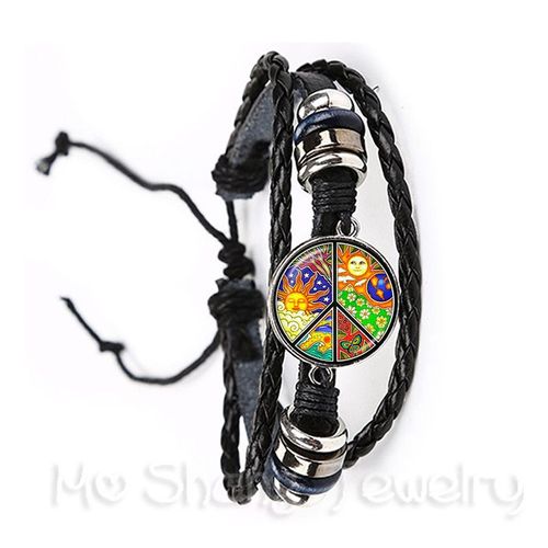 Bracelet De Déclaration À Motif De Harpe De Celtes, Bijoux Faits À La Main, Soin Et Traitement Des Blessures, Adapté À La Religion, Bracelet Souvenir De Croyance