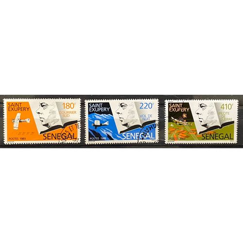 Lot De 3 Timbres Oblitérés Sénégal 1989 Y&t N° 804 À 806