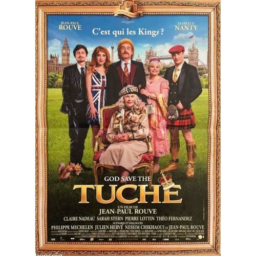 Les Tuche 5, God Save The Tuche - Affiche Originale De Cinéma - Format 40x60 Cm - De Jean-Paul Rouve Avec Isabelle Nanty, Claire Nadeau, Sarah Stern, Pierre Lottin, Théo Fernandez - Année 2025