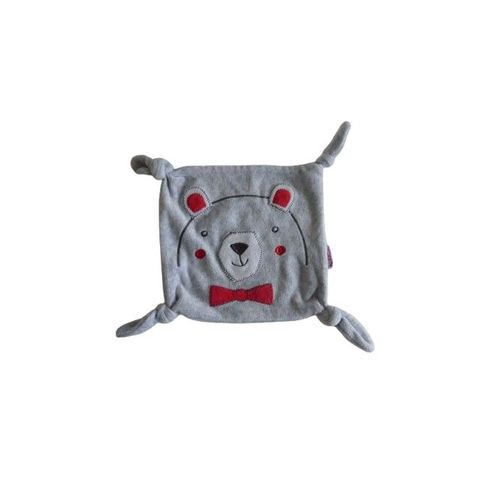 Doudou Carré Plat Ours Comme Neuf Pommette