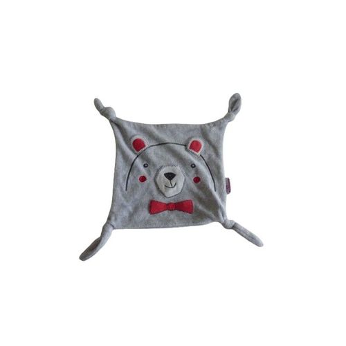 Doudou Carré Plat Ours Parfait État Pommette