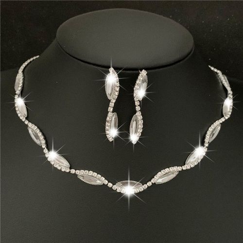 Ensembles De Bijoux De Mariage En Cristal Rouge Royal Plaqué Argent Pour Femmes, Cuir Chevelu, Long Collier, Boucles D'oreilles, Patients, Livraison Directe