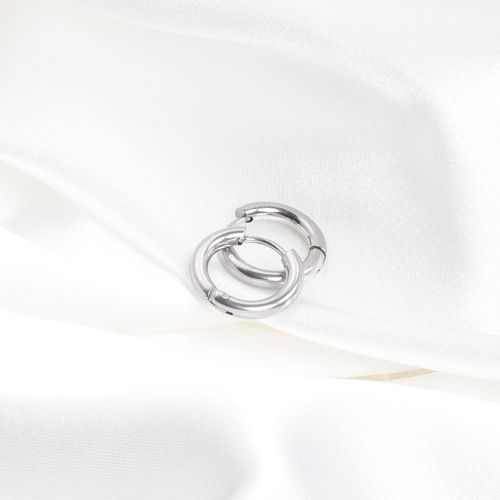Luxusteel-Boucles D'oreilles Créoles En Acier Inoxydable Pour Femme, Pendentif En Forme De Cuir Oral Elu Carré, Vert Et Blanc, Cadeaux