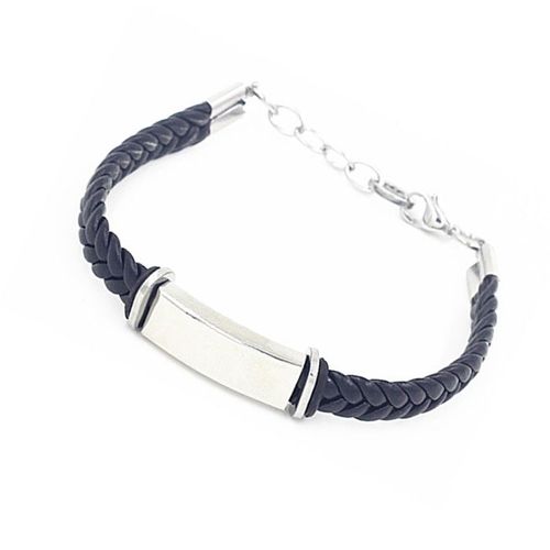 Luxusteel-Bracelet En Cuir Véritable Pour Homme, Acier Au Titane, Structure De Dégager, Bracelets Et Bracelets, Cadeau Pour Meilleur Ami, Bijoux De Fête