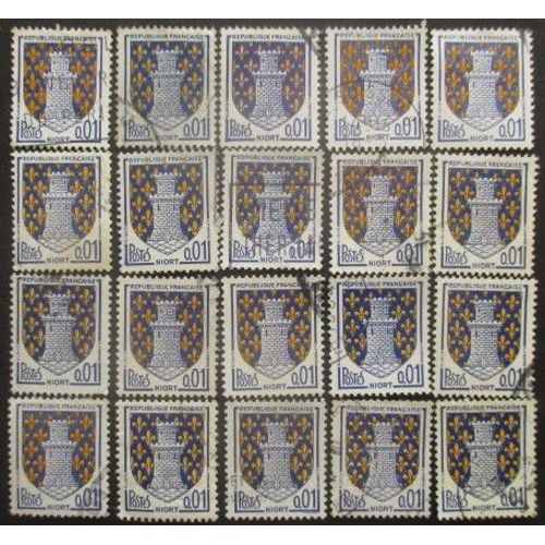France N°1351a X 20 Oblitéré