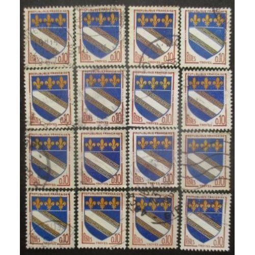 France N°1353 X 16 Oblitéré
