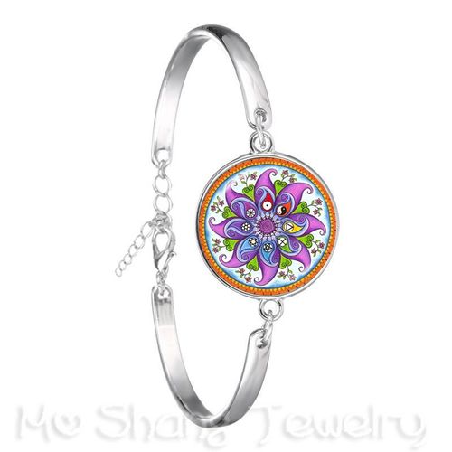 Bracelet Yin Yang En Croix Pour Femmes Et Filles, Cabochon En Verre De 18mm, Bijoux, Noir Et Blanc, Tendance, 2018