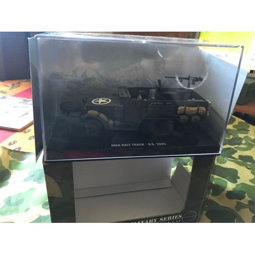 Vehicule Militaire M3a Half Track Us 1945 En Metal 1/43eme De La Marque Schuco-Schuco