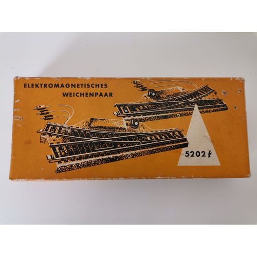 Coffret Märklin Référence No 5202 Paire D'aiguillages Électromagnétiques-Marklin