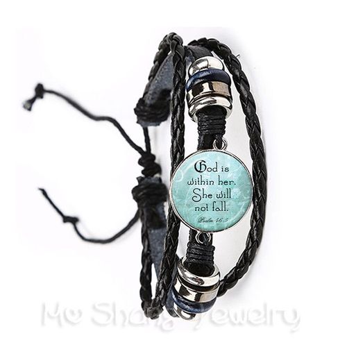 Bracelet En Cuir Tissé Marron/Noir, Bijoux De Livre, Avec Tant De Livres, Si Peu De Temps, Cabochon En Verre, Cadeau Pour Les Amoureux Des Livres