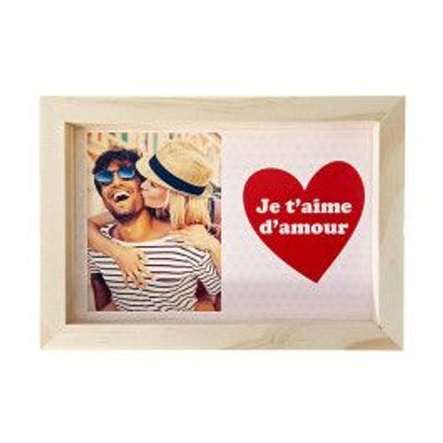 Cadre photo Je t'aime d'amour
