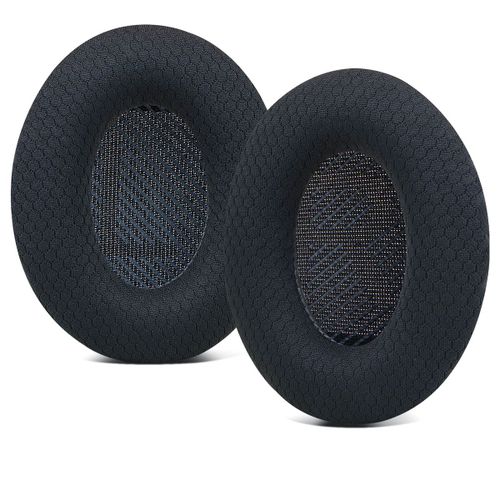 Oreillette de Rechange en Tissu pour Casque - AQSACOKIYA - Bose QuietComfort QC25 QC2 QC15 AE2 Soundlink2 - Noir