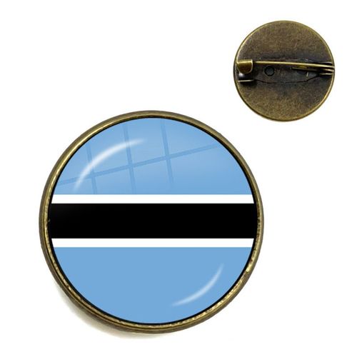 Broches Cabochon En Verre, Épingles De Collier, Cadeau Bijoux, Tchad, Afrique Centrale, Guinée Équatoriale, Gabonaise, Congo,Sao Tomé Et Rosa Ipe