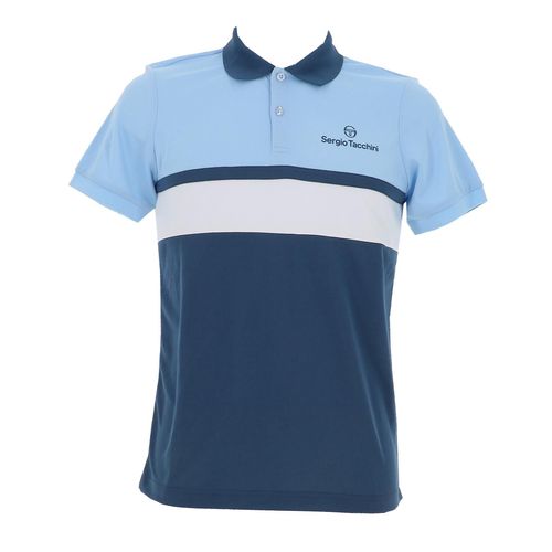 Polo Manches Courtes Sergio Tacchini Elfetta 025 Pl Polo Bleu Ciel S