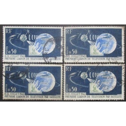 France N°1361 X 4 Oblitéré