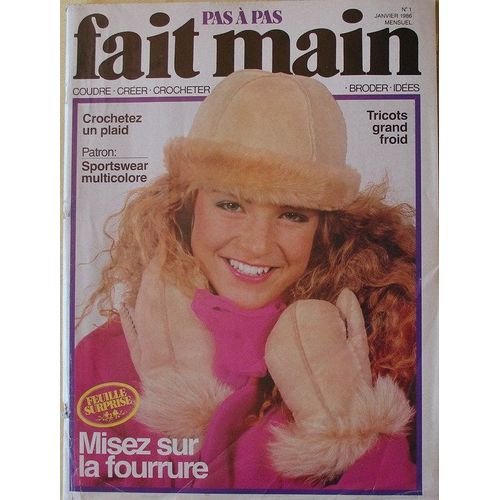 Pas À Pas Fait Main  N° 1 : Histoire De Chat Sur Livre De Tissu -  L'histoire De Pussy Nell -Tricots À Damier Et À Torsades - Point De Torsade-Les Gants Les Plus Chauds..