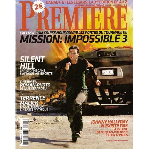 Premiere  N° 349 : Tom Cruise, "Mission Impossible 3", Julie Depardieu, Terrence Malick, Claude Chabrol, Joaquim Phoenix, Danièle Thompson & Christopher, Christophe Gans